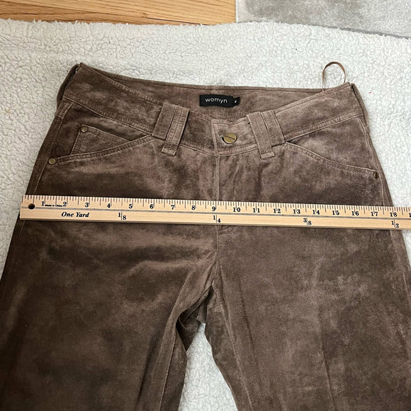 Vintage Suede pants Women Size 4 - Picture 8 of 15
